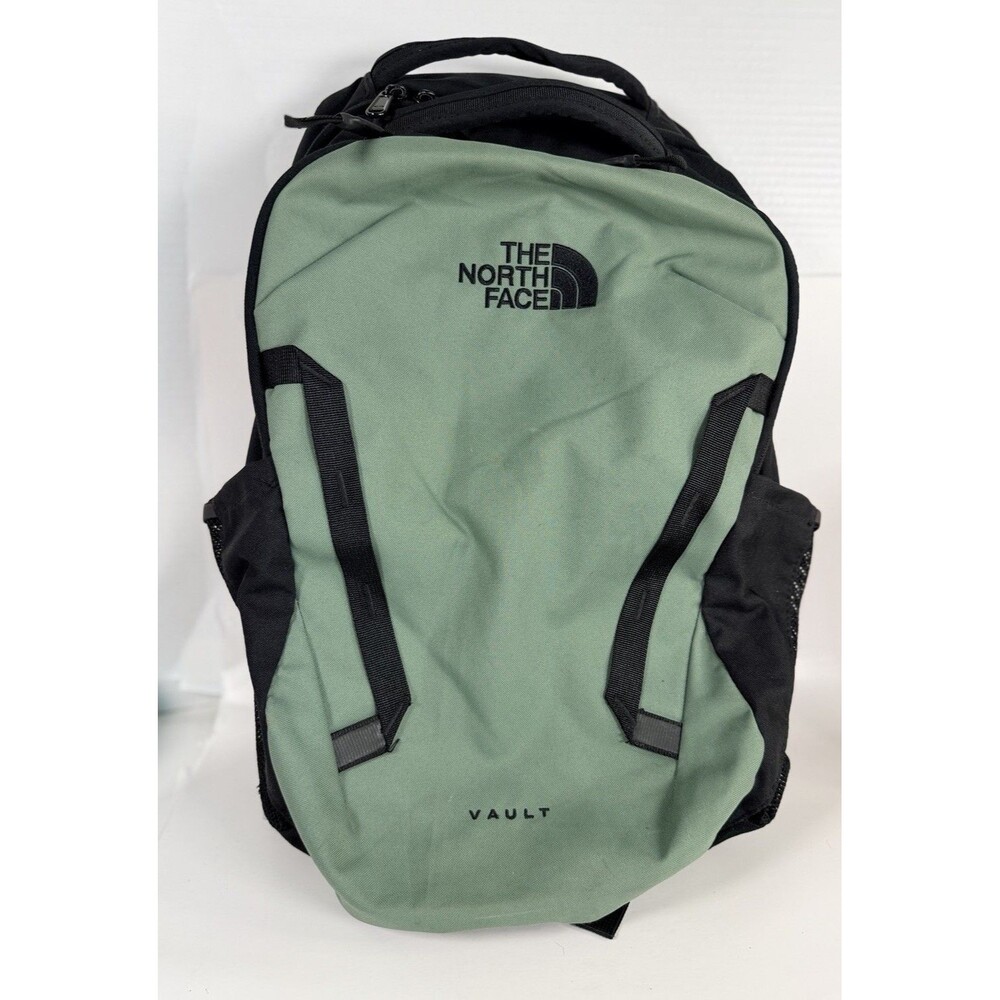 North Face Vault Pivoter Backpack Hiking School Green Thyme